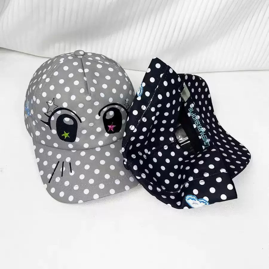 TAAK-polkadot cute cap