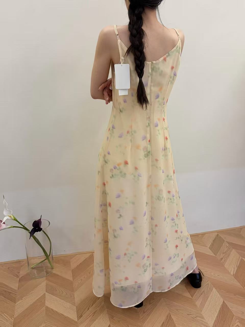 Tao‘s - Pastel Floral Maxi Slip Dress