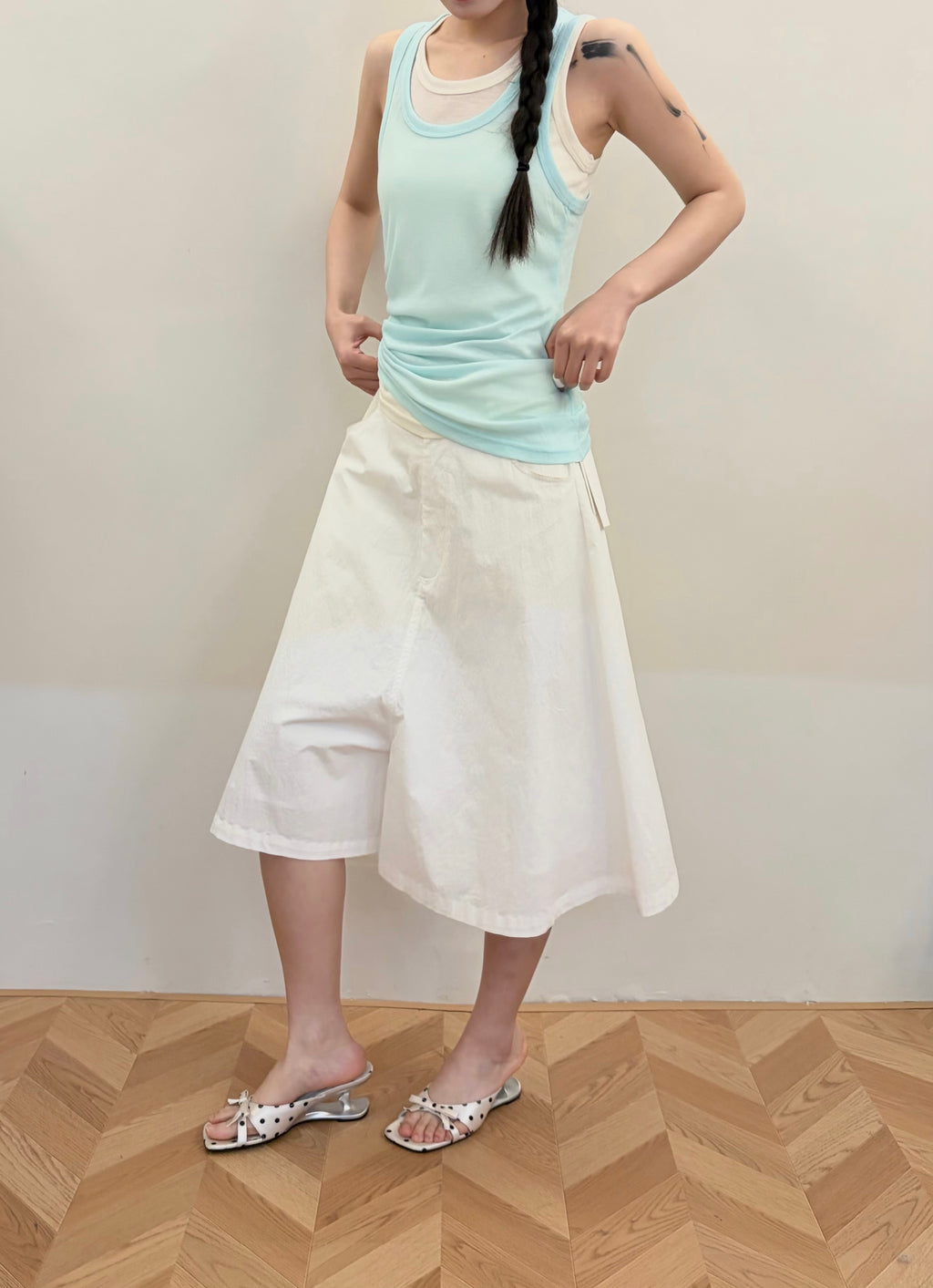 Tao‘s-Comfort Wide-Leg Culotte Pants | Relaxed Skirt-Pants- Two colors