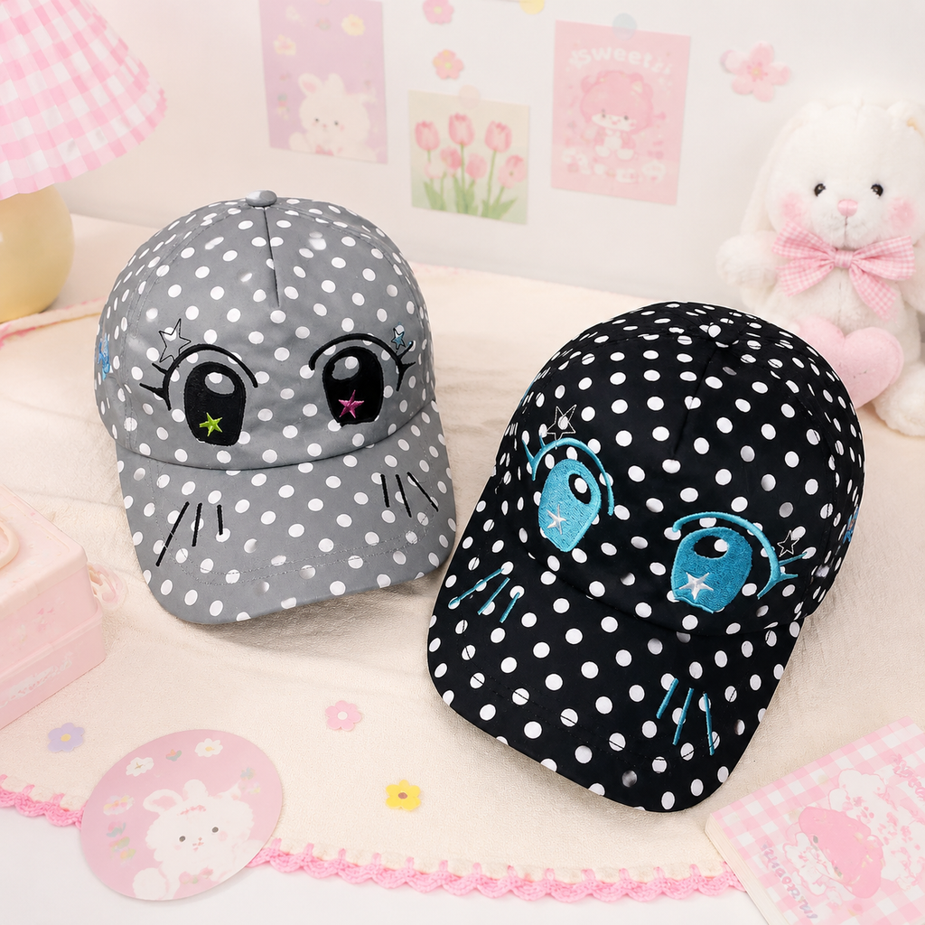 TAAK-polkadot cute cap