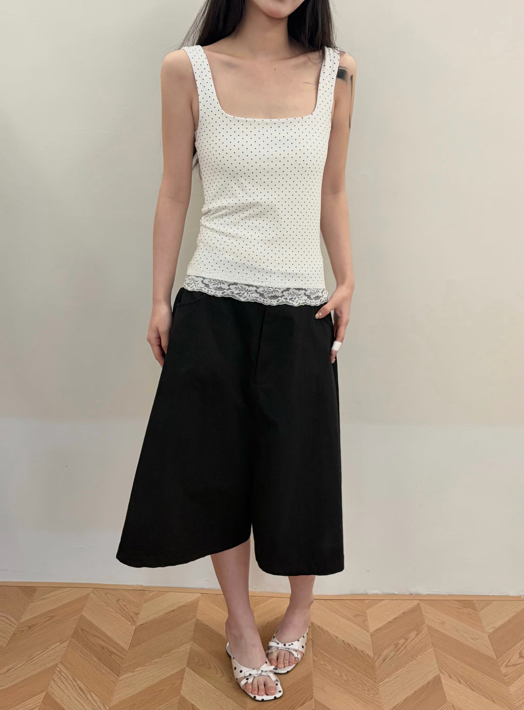 Tao‘s-Comfort Wide-Leg Culotte Pants | Relaxed Skirt-Pants- Two colors